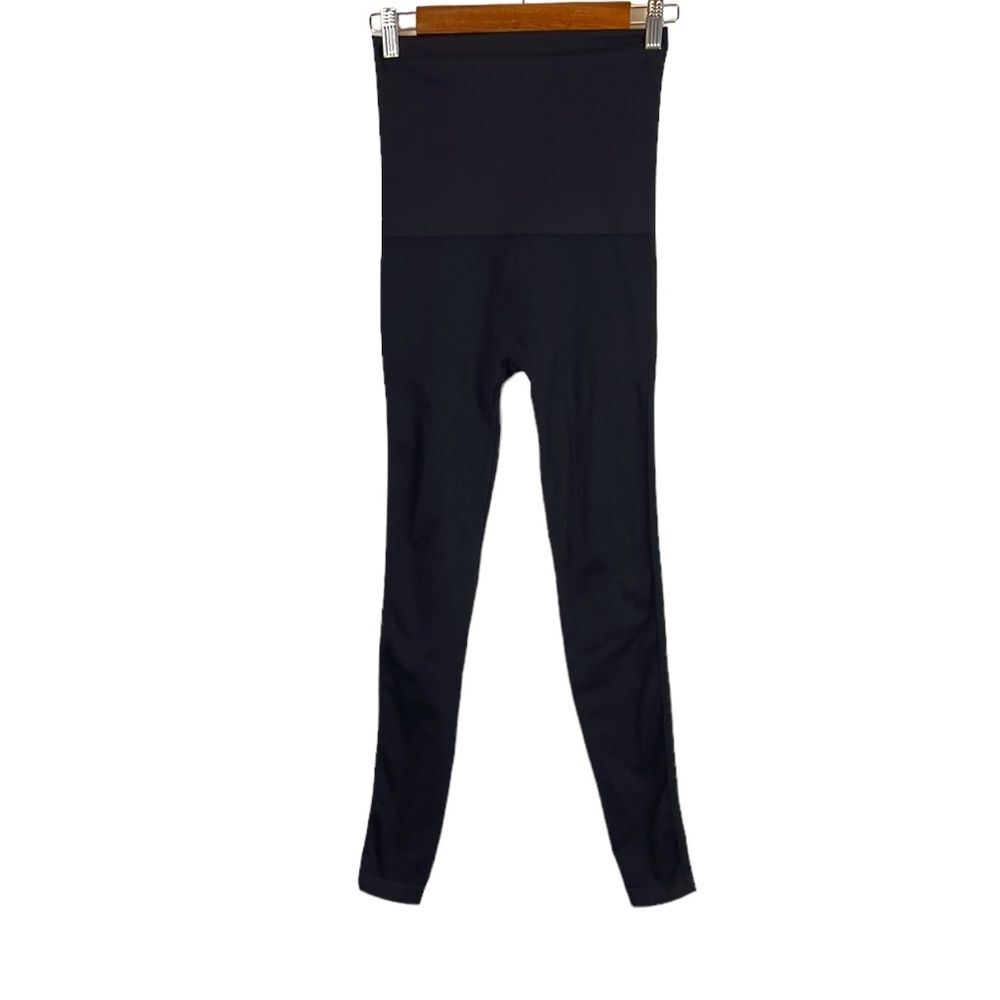 Mother Tucker Belly Bandit Maternity Compression Leggings In Black Size S